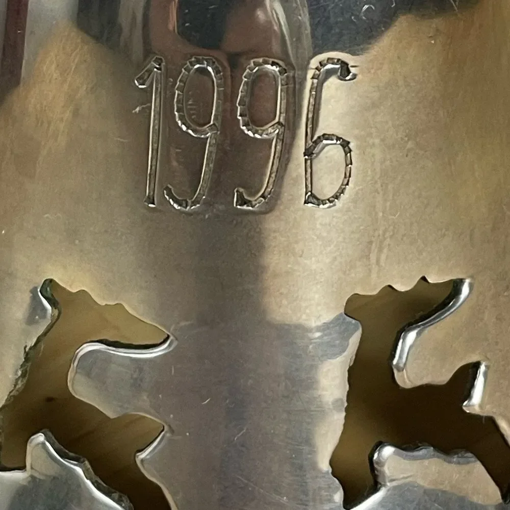 Vintage 1996 Silver Plated Christmas Bell from The International Silver Company